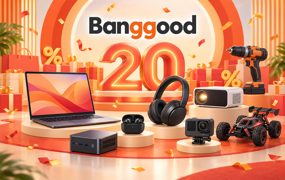 Banggood 20. születésnapi akció: kuponok és limitált és akár 80%-os ajánlatok