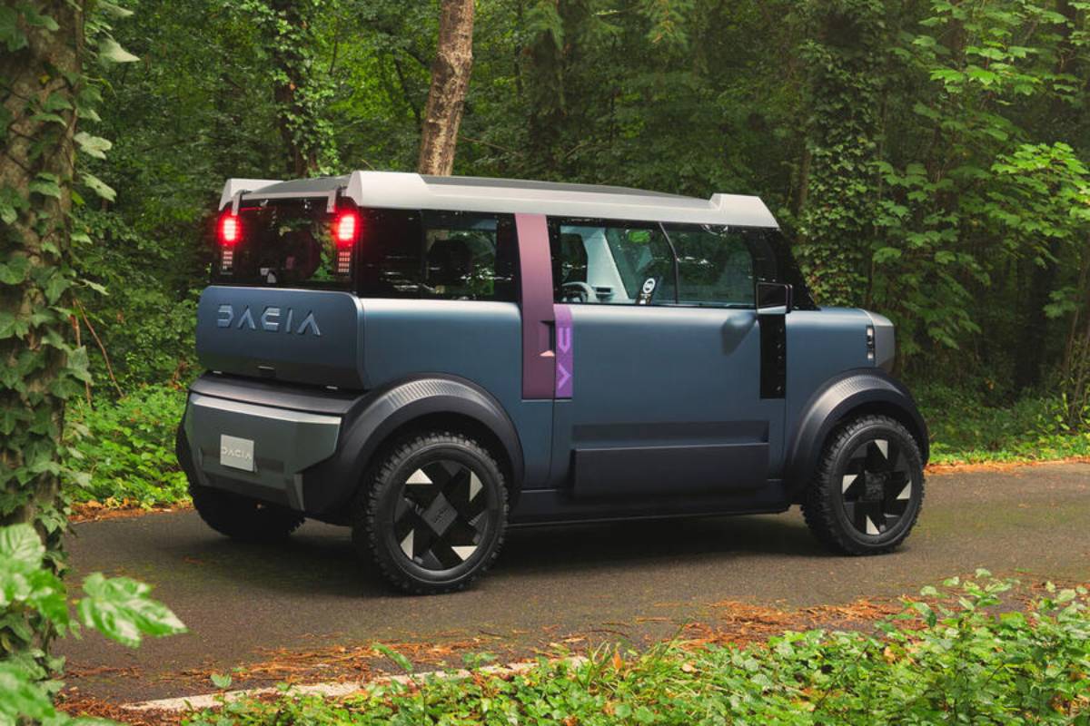 Dacia Hipster fás úton