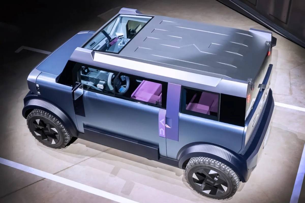 Dacia Hipster fentről nézve