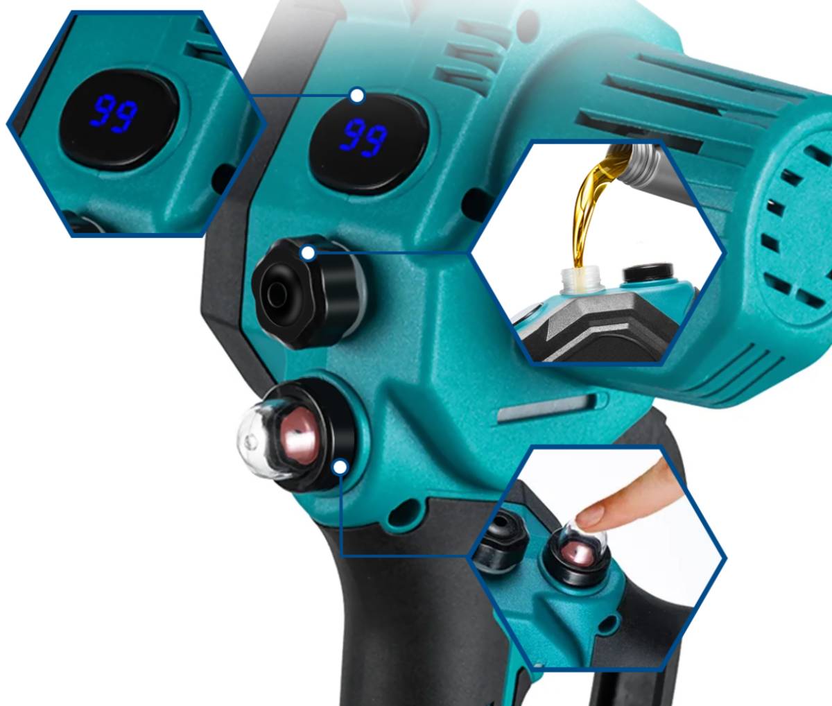Drillpro akkumulátor láncfűrész felépítése