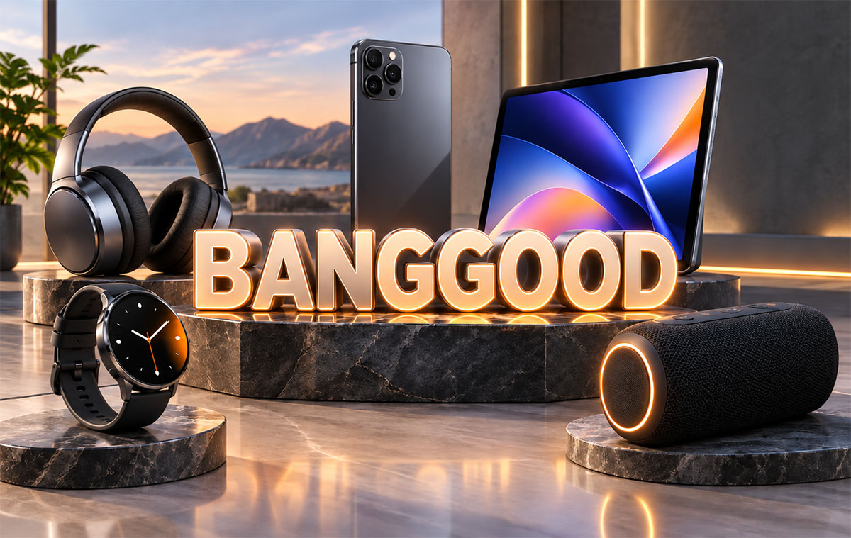 Gigantikus Banggood webáruház leárazás 300 kuponnal - köztük TV hangszóró, PC, laptop, tablet