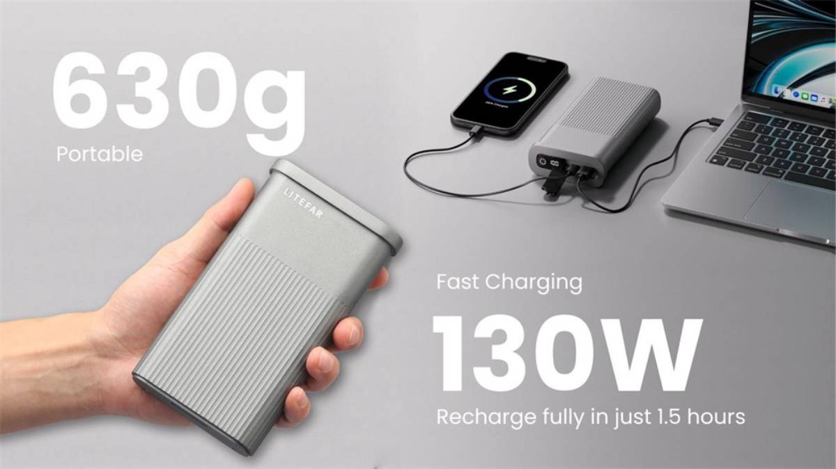 LITEFAR elektromos szállító kocsi power bankja