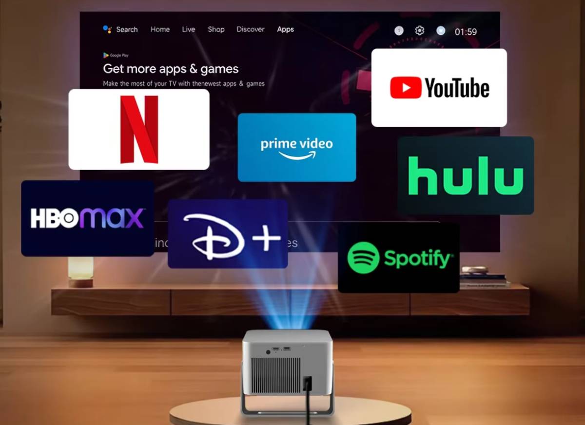 Magcubic HY350GTV Google TV projektor