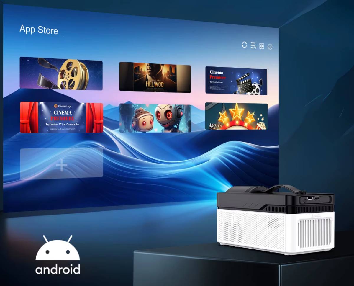 Magcubic HY450 Android rendszer