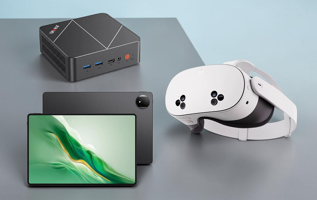 Meta Quest 3, HONOR OLED tablet, e-bike