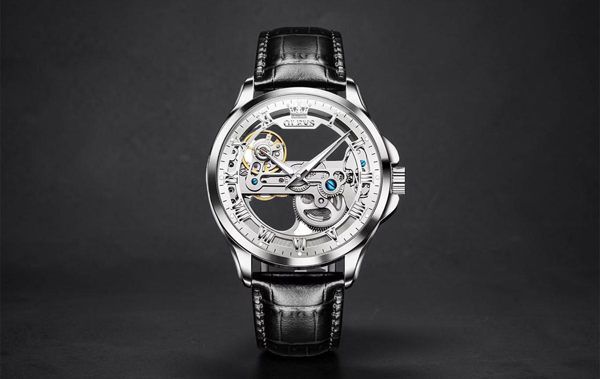 OLEVS 6661 skeleton óra
