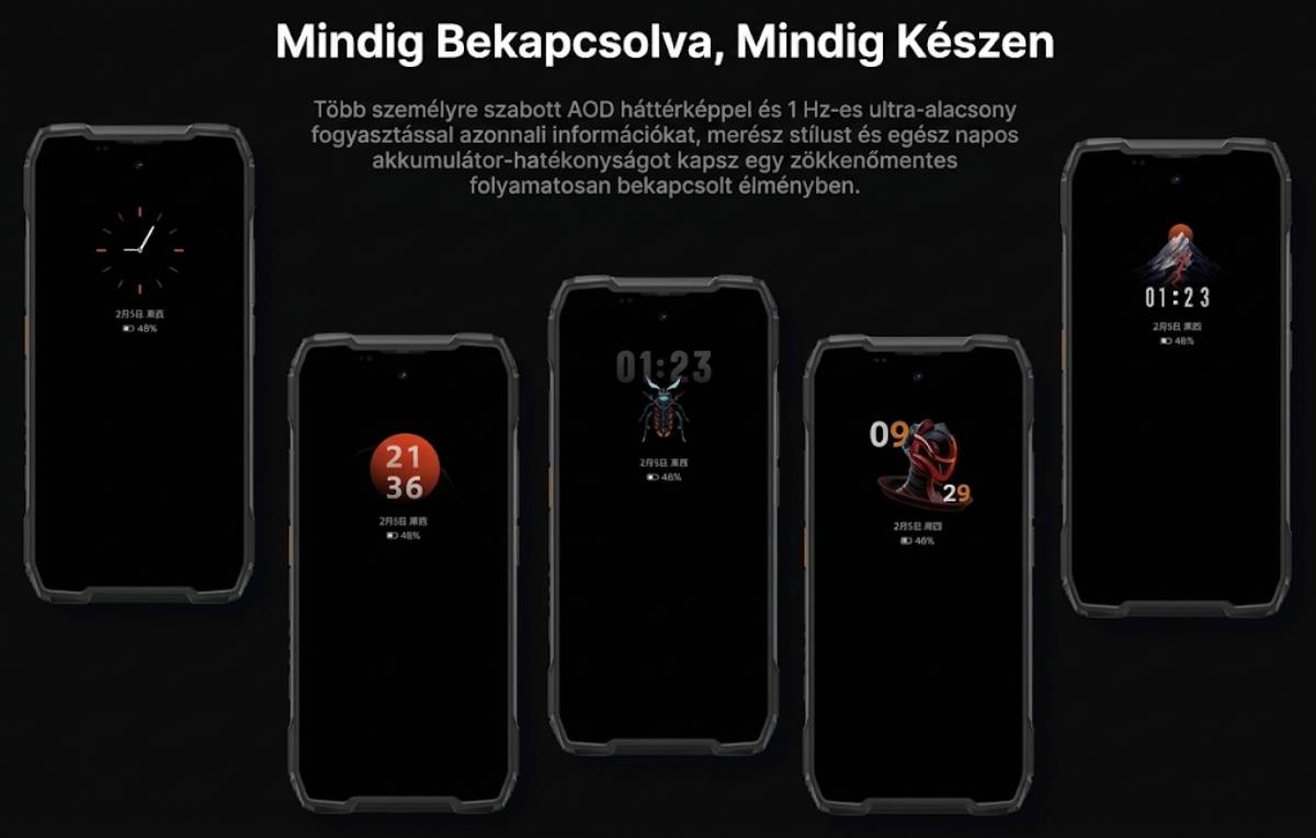 Oscal PILOT 8 AOD kijelző