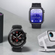 Prémium Wear OS okosóra, ultraolcsó hangszóró, vérnyomásmérős óra, AI okosszemüveg