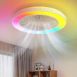RGB mennyezeti lámpa ventilátorral