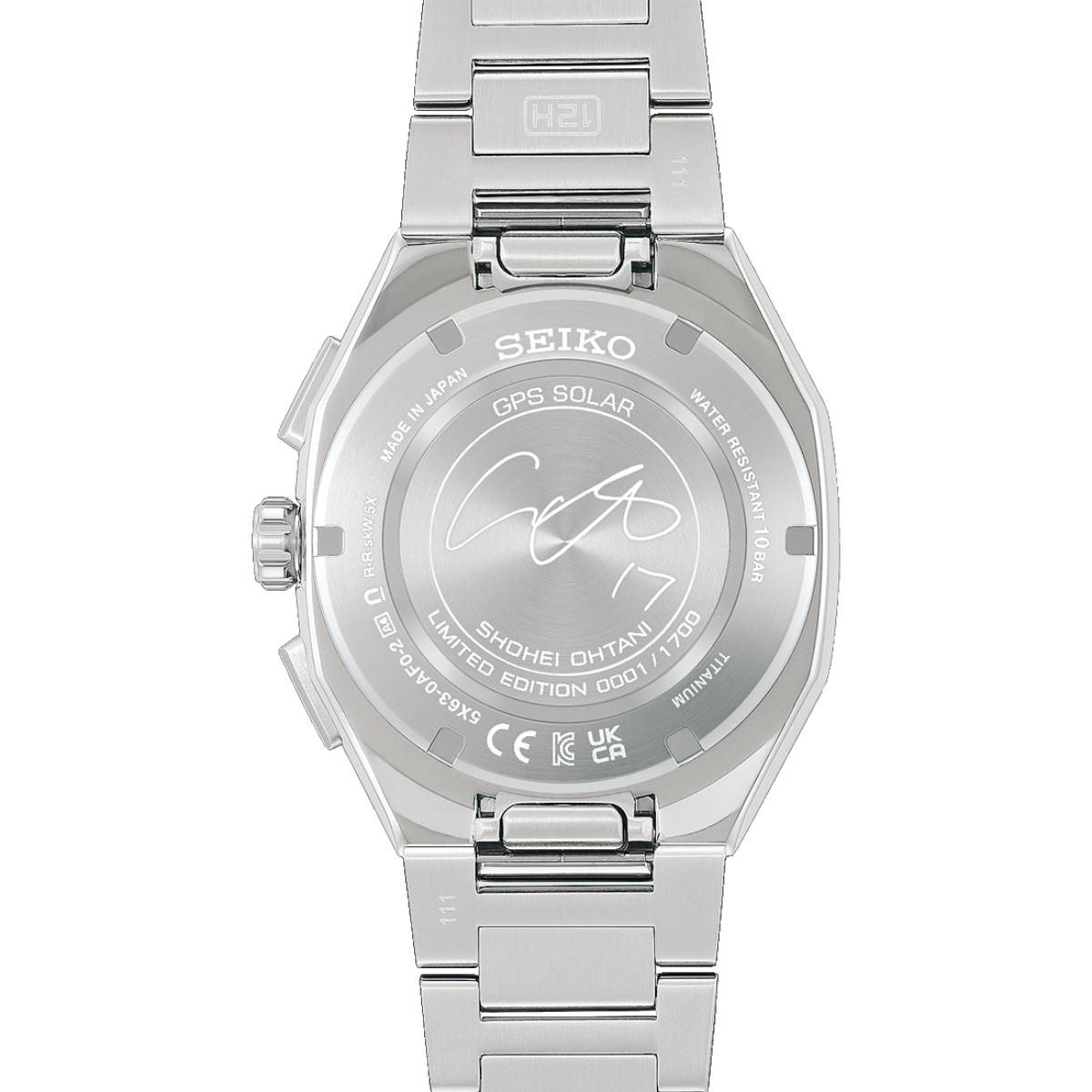 Seiko Astron Nexter Shohei Ohtani 2026 Limited Edition HAB012J hátlap