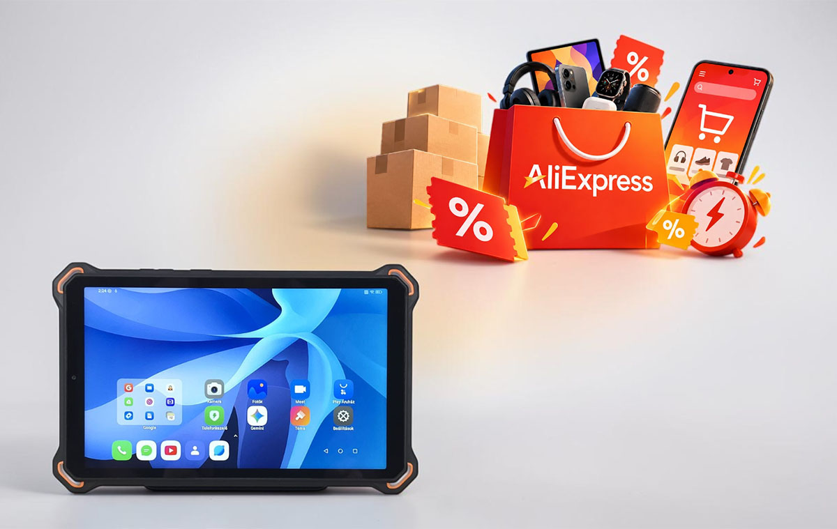 vízálló, strapabíró tablet teszt, AliExpress leárazás