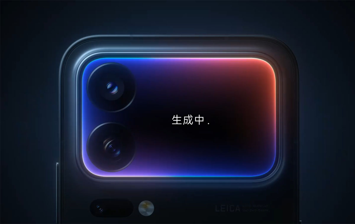 Xiaomi 18 Pro széria hátlapi kijelző