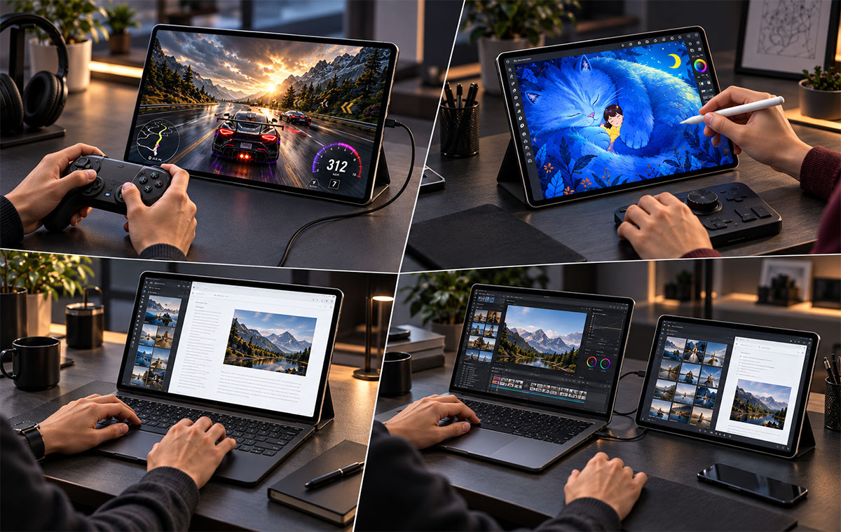 Xiaomi Pad 9 Pro Max használati módok