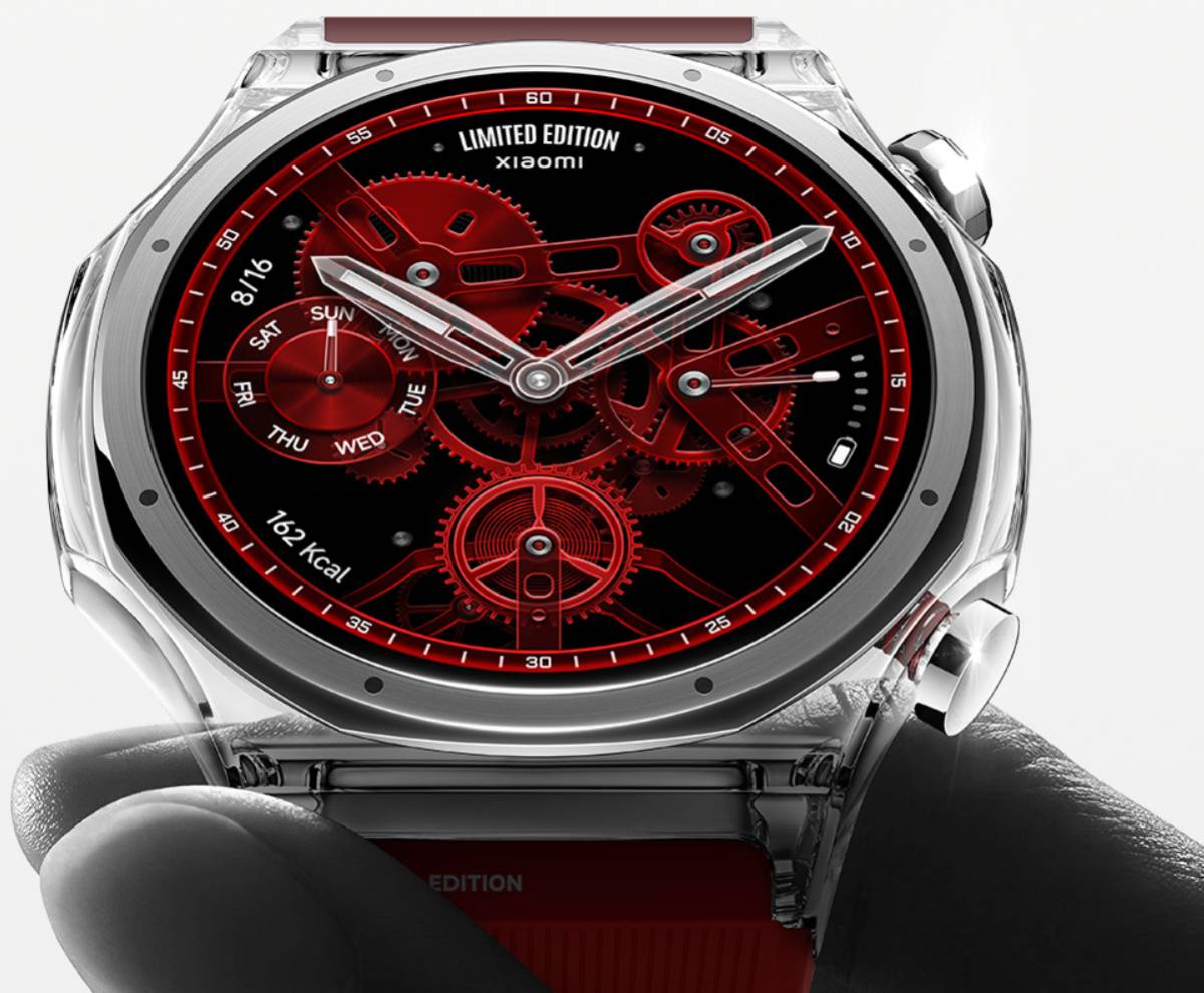 Xiaomi Watch S5 Transparent Edition kijelző