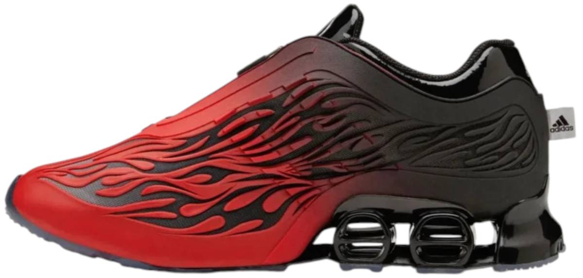 adidas Megaride S2 x Hellstar “Red/Black” oldalról