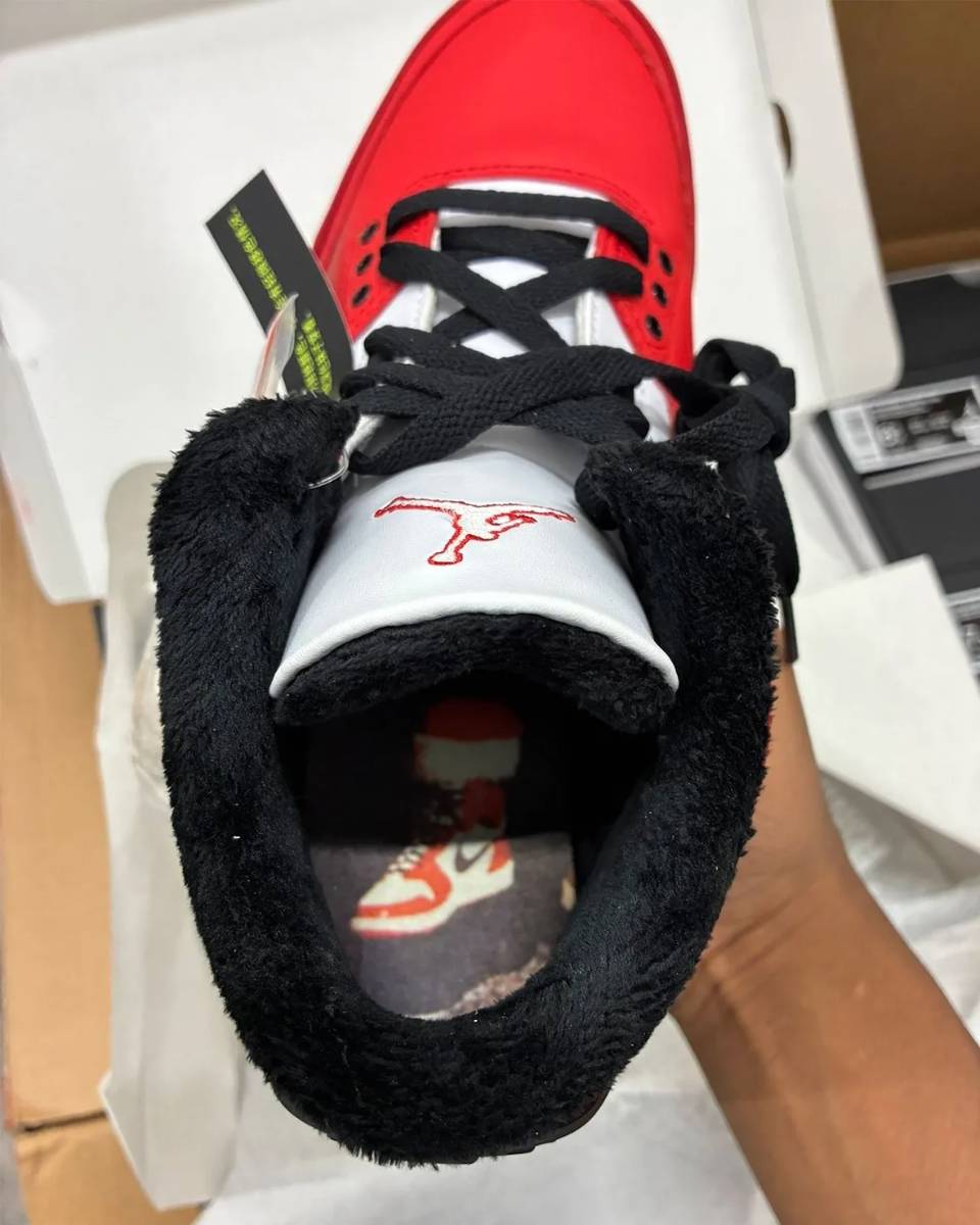 Air Jordan 3 GS “Santa” bélése