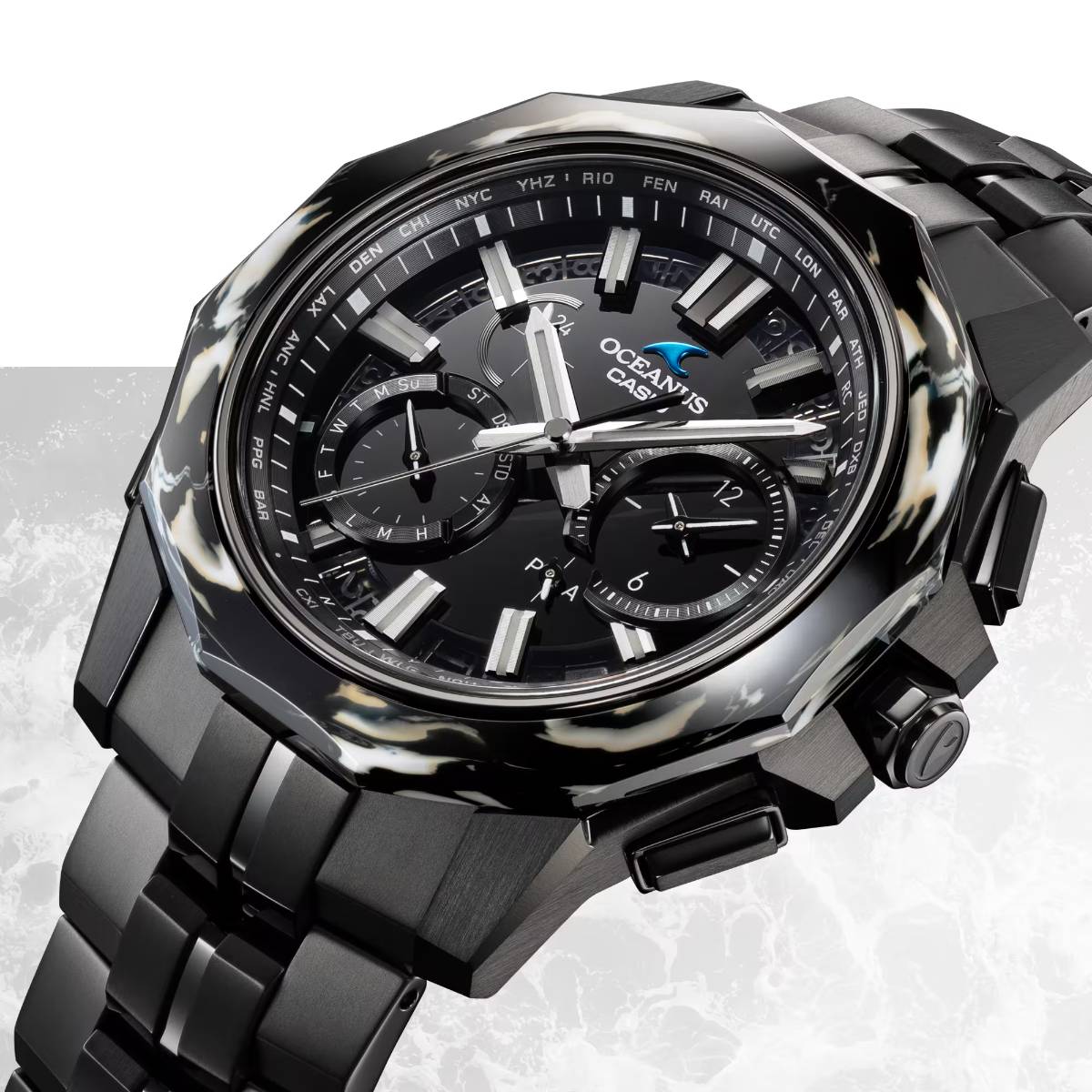 Casio Oceanus Manta OCW-SG1000MC számlap