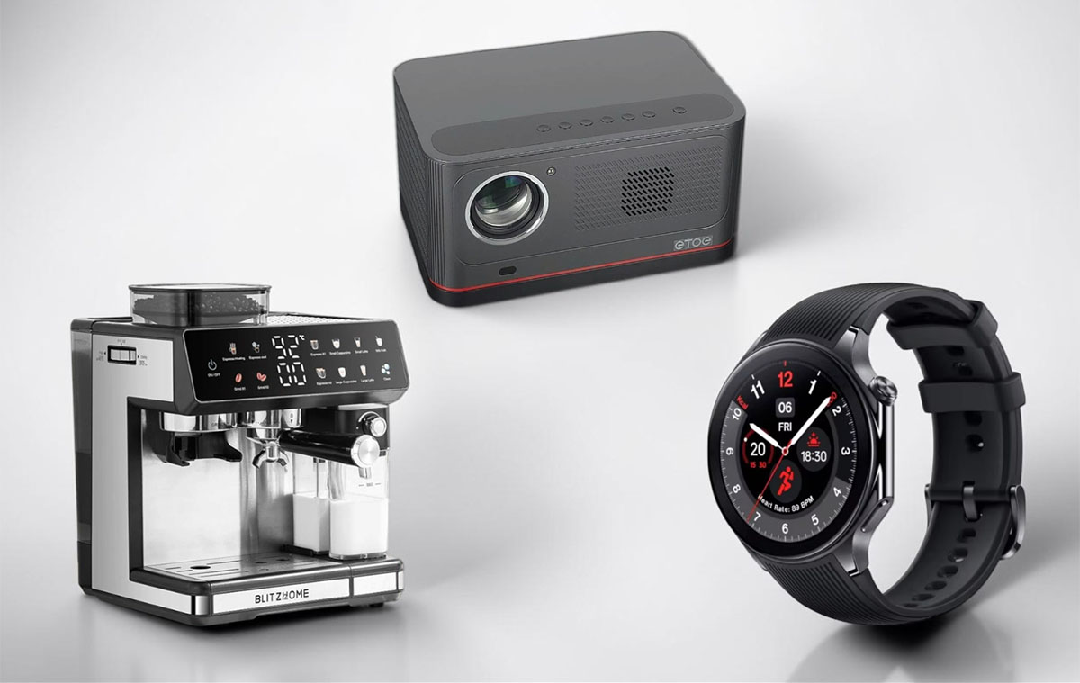 Extrém projektor leárazás, Wear OS óra durván olcsón, privát kávézó, okoslámpa