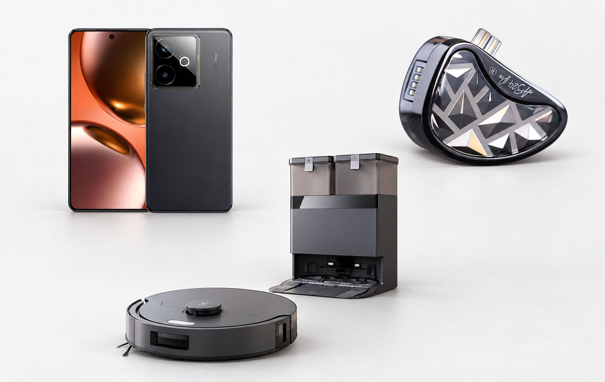 Felmosós robotporszívó, Xiaomi telefon helyett, 24 hangszórós fülhallgató