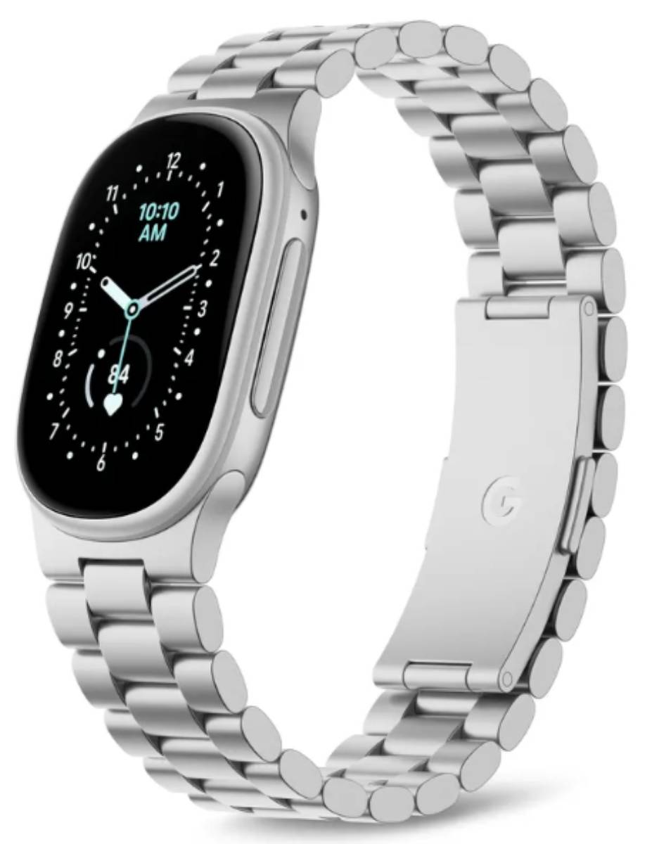 Google Fitbit Edge fém szíjjal