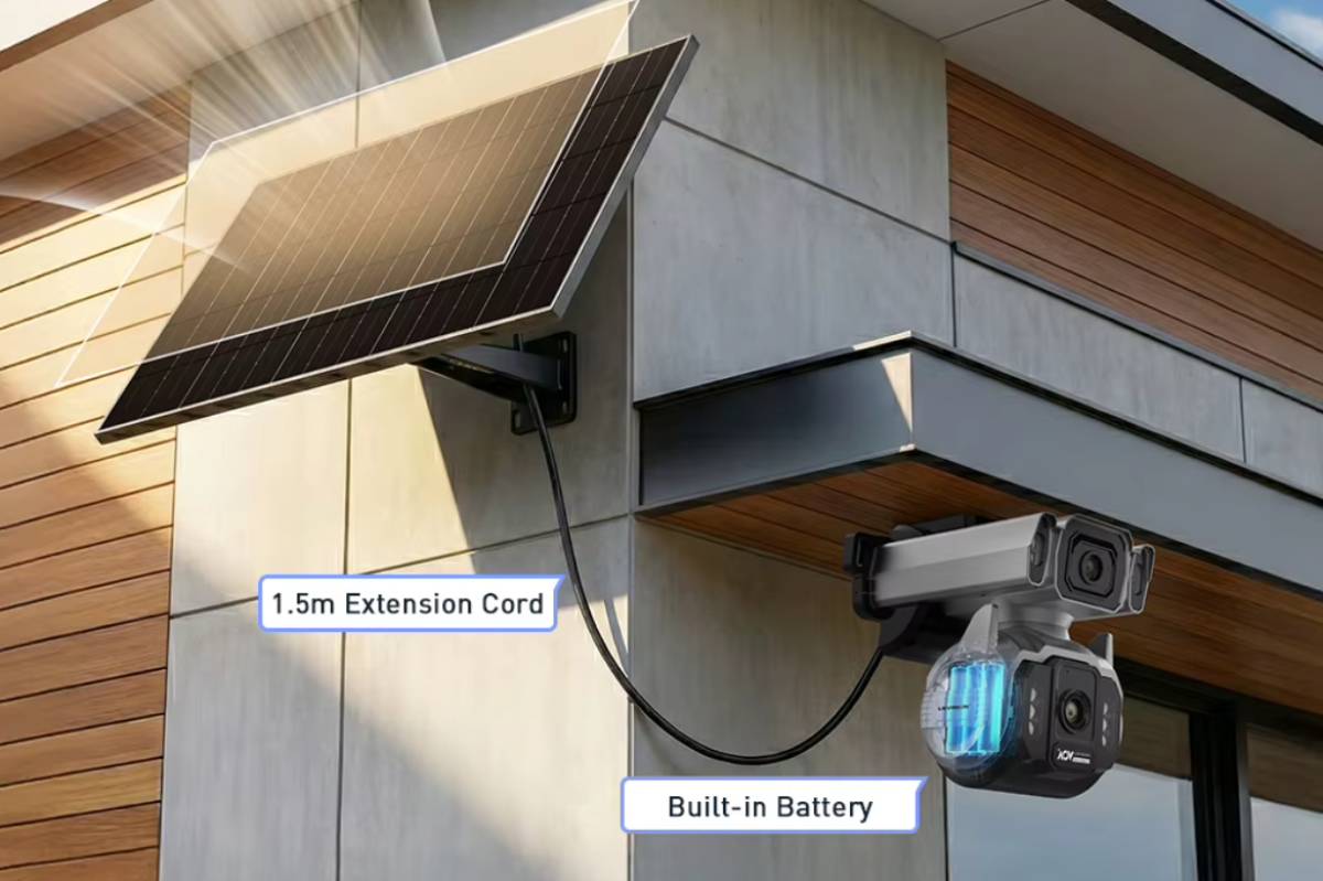 LS VISION kamera napelem