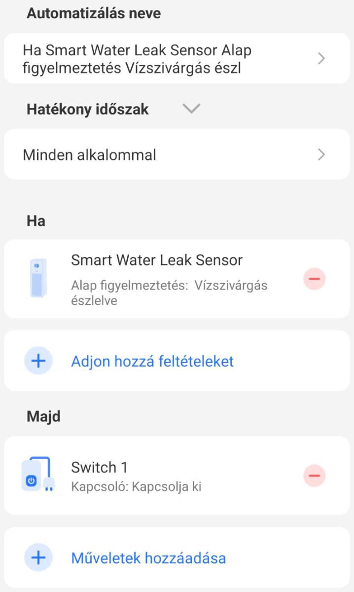 Meross MS420H automatizáció