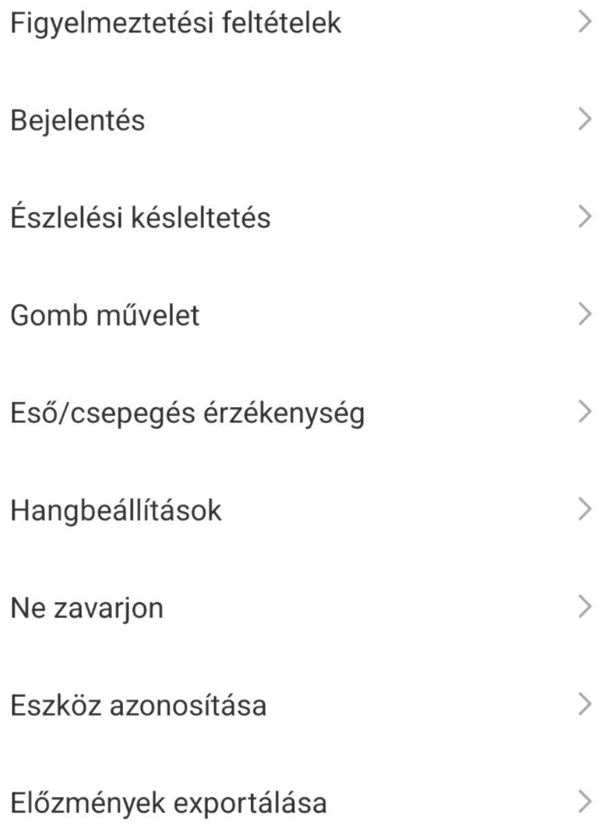 Meross MS420H beállítások