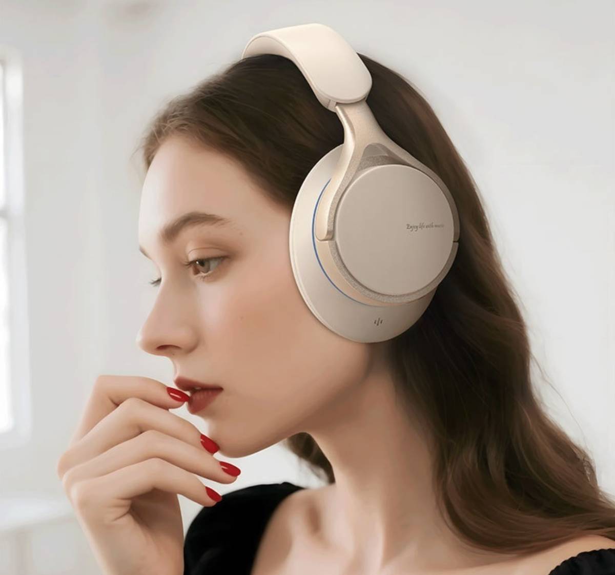 MS-B12 bluetooth fejhallgató fejen