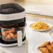 Podofo Air Fryer üveg tálas