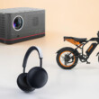 Projektor nagyon nagy fényerővel, e-bike, PlayStation fejhallgató