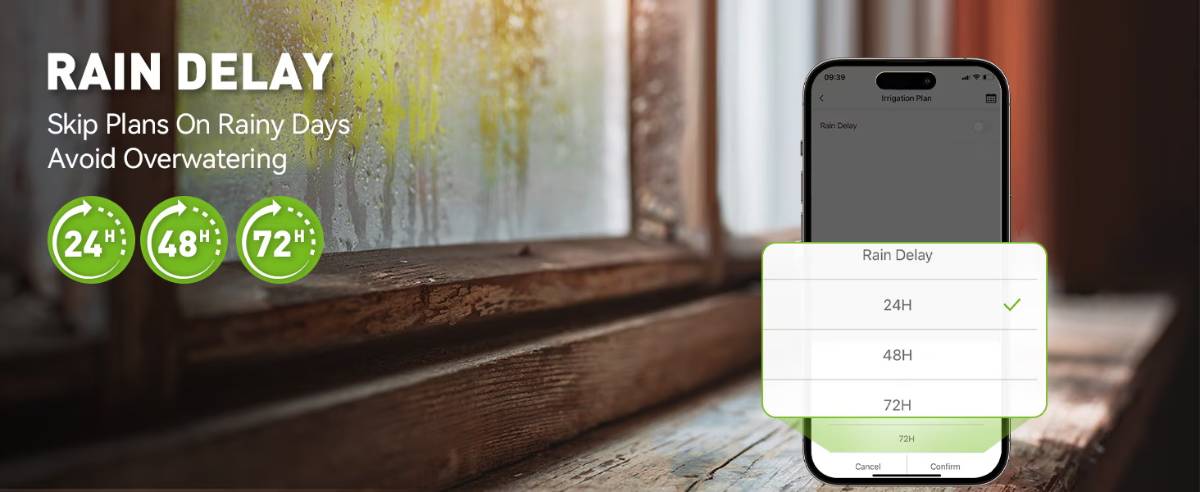 RainPoint HTP115FRF Gen 2 időzítés