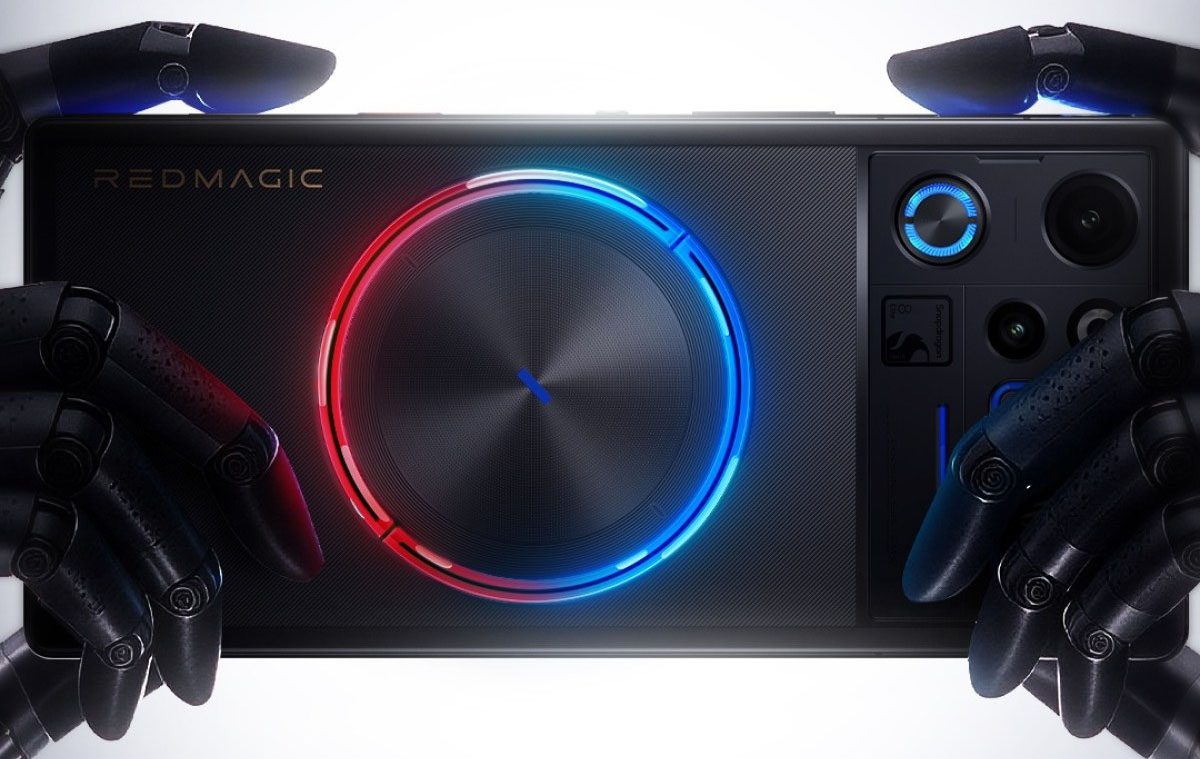 REDMAGIC 12 Pro+ látható, színes RGB folyadékhűtéssel