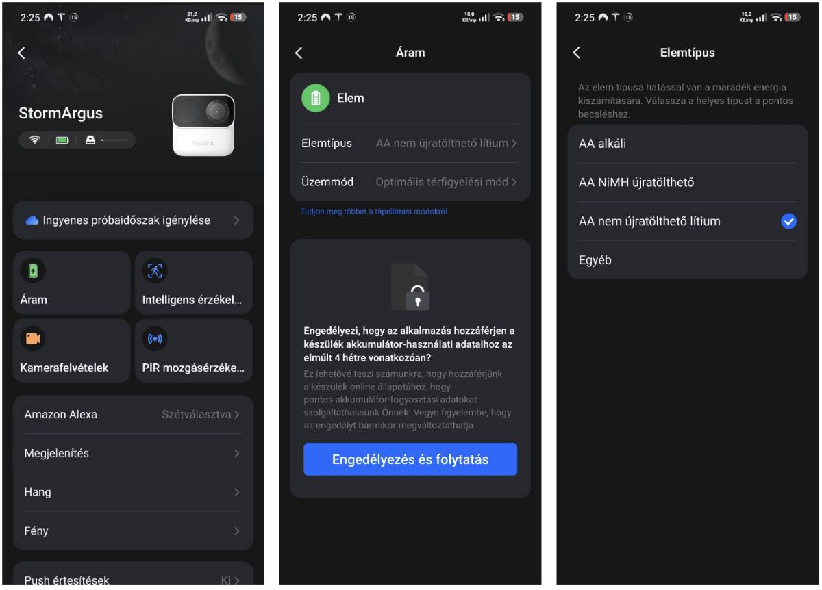 Reolink Argus MagiCam app beállítások #1