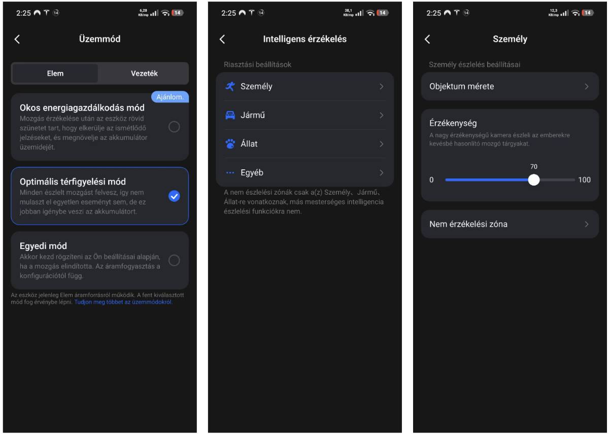 Reolink Argus MagiCam app beállítások #2