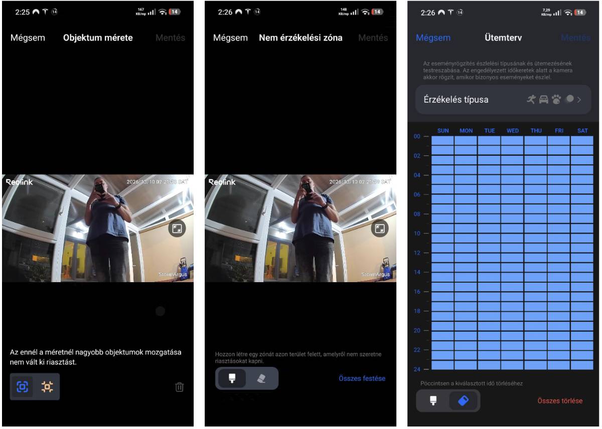 Reolink Argus MagiCam app beállítások # 3