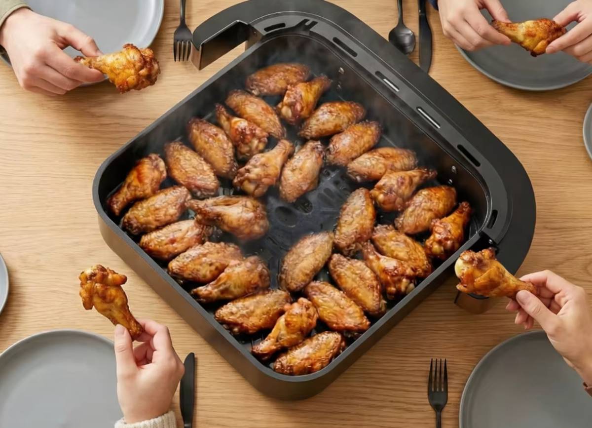 ROUNY air fryer nagy felület