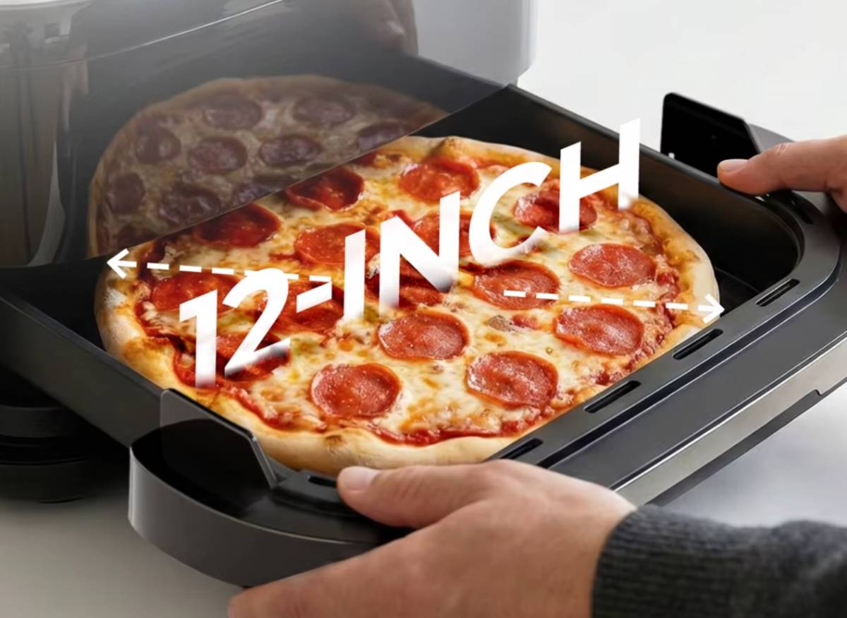 ROUNY air fryer pizzasütő