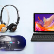 Tablet, ami laptop is, ultrakönnyű fejhallgató, könnyű vezeték nélküli egér