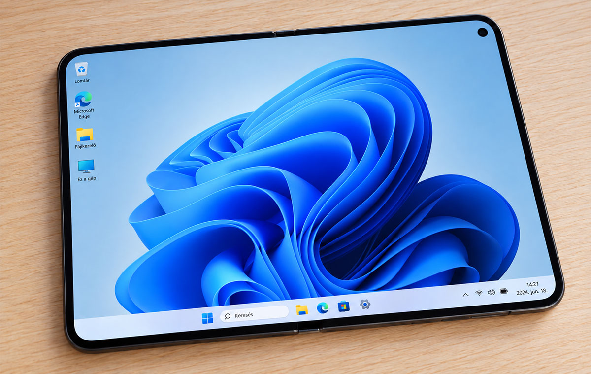 Xiaomi 18 Fold-on Windows fut