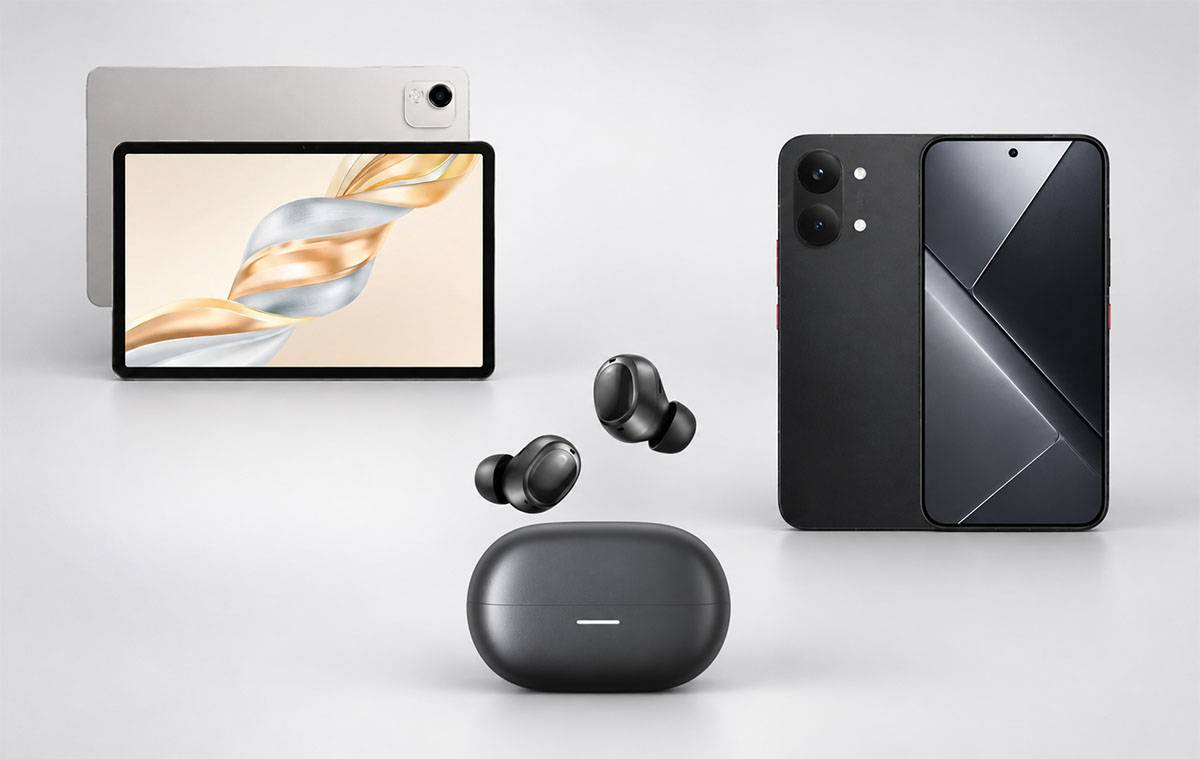 Xiaomi telefon, professzionális fülhallgató, olcsó HONOR tablet